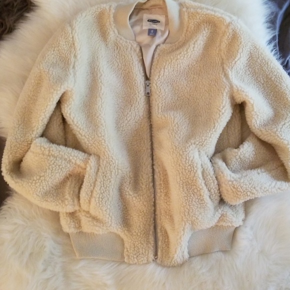 teddy jacket old navy